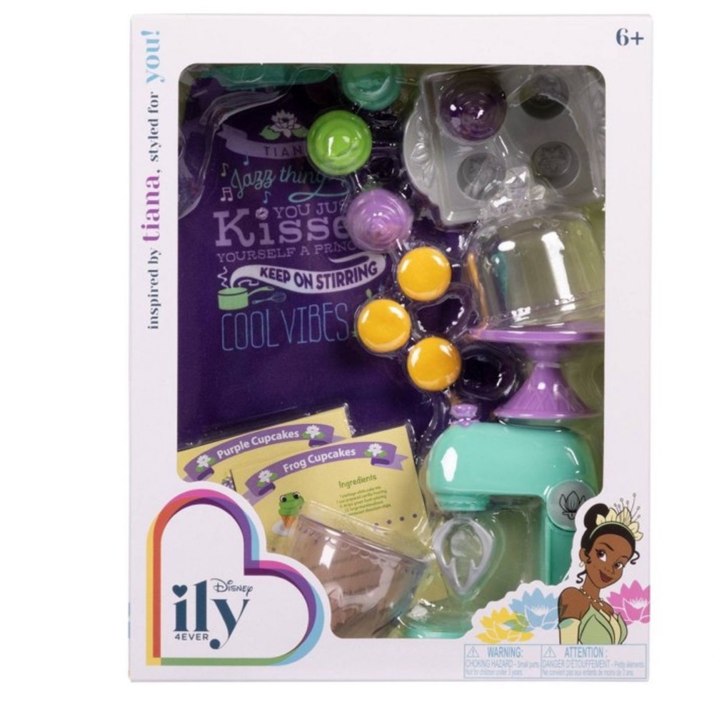 Disney ILY 4ever Tiana Baking Set New in Box, Discontinued Product, For 18" Doll